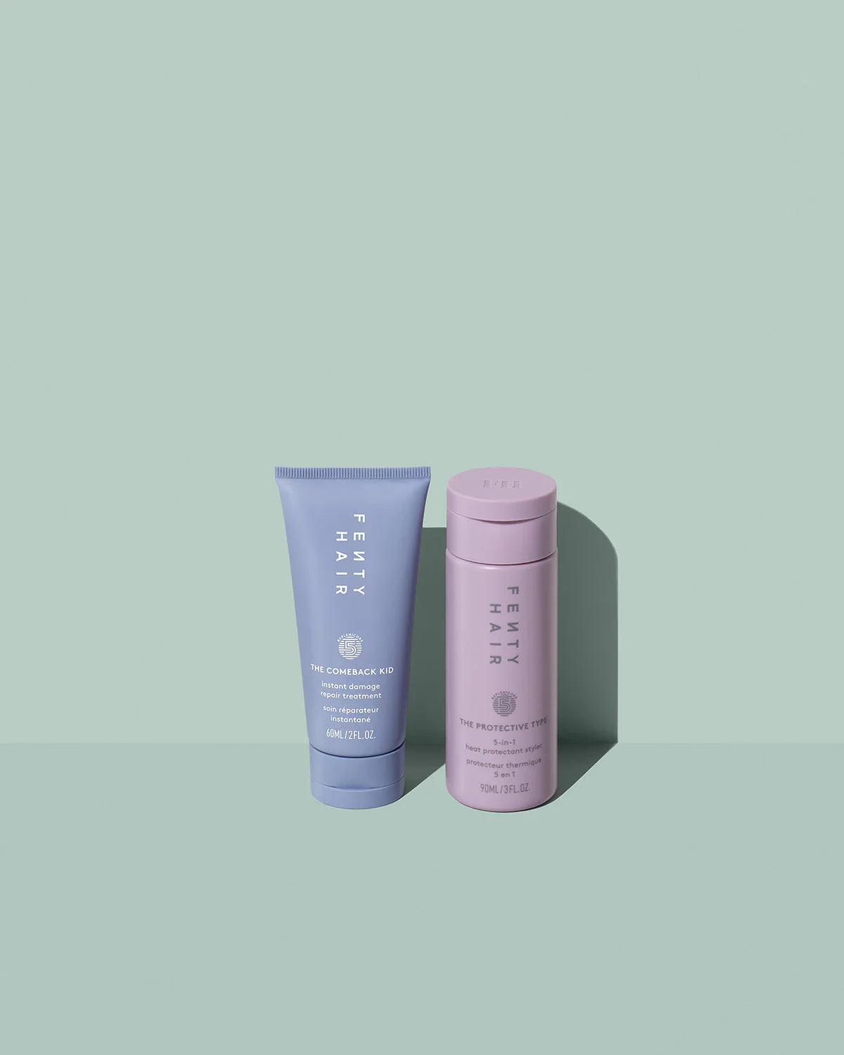 Fenty Beauty The Protection Posse Instant Damage Repair Treatment + Heat Protectant Set