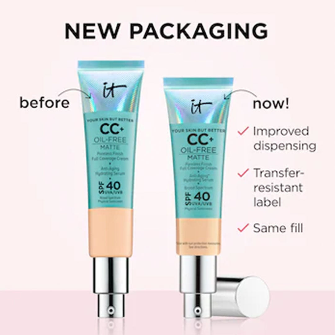 IT Cosmetics Your Skin But Better CC+ Oil-Free Matte SPF40+ fair