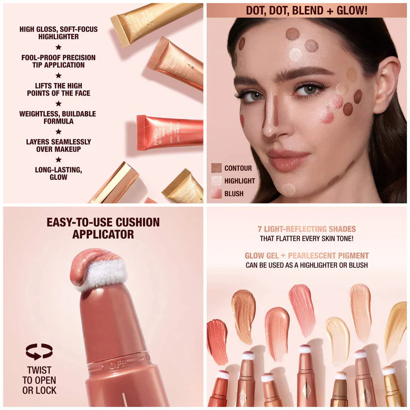 CHARLOTTE TILBURY - Beauty Highlighter Wand - Pillow Talk