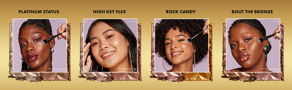 NYX Professional Makeup Born To Glow Icy Highlighter Duo The Bronze & Gem Strom