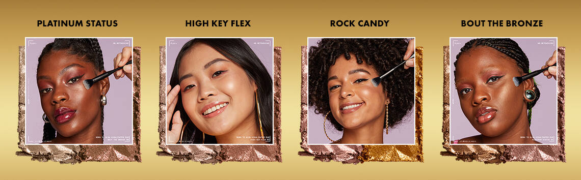 NYX Professional Makeup Born To Glow Icy Highlighter Duo The Bronze & Gem Strom