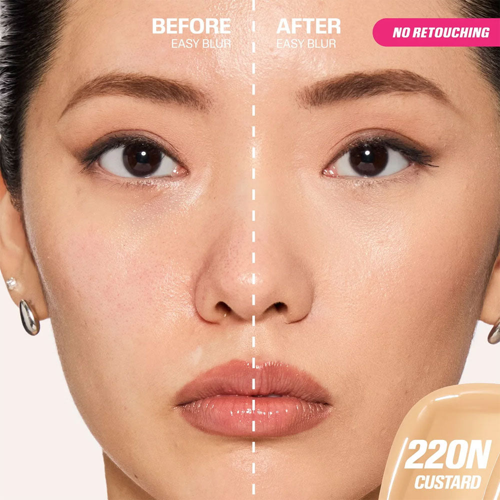 Huda Beauty - Easy Blur Natural Airbrush Foundation  - Custard 220N 30ML