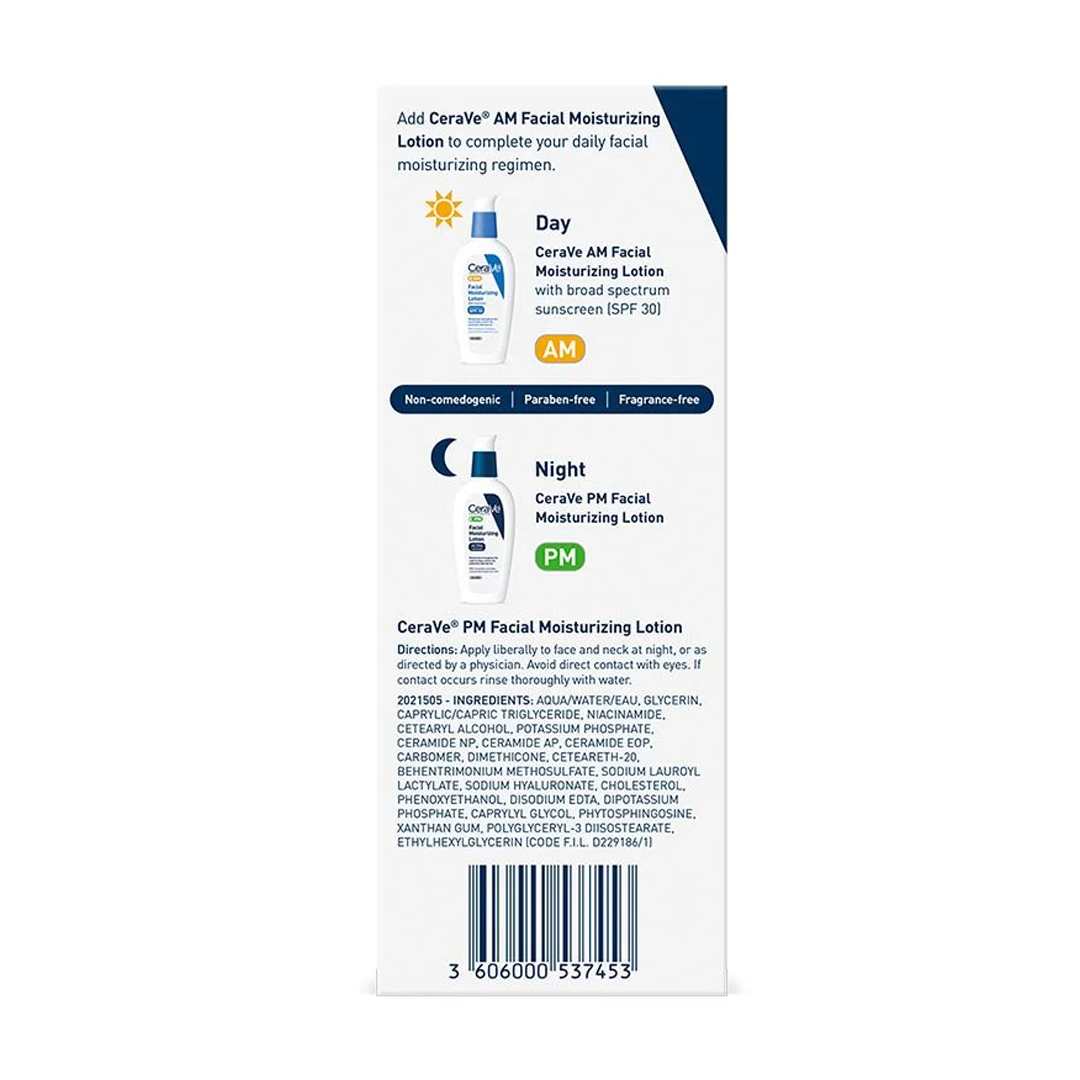 CeraVe AM Facial Moisturizing Lotion - 60ml (Day Lotion) for Hydrated