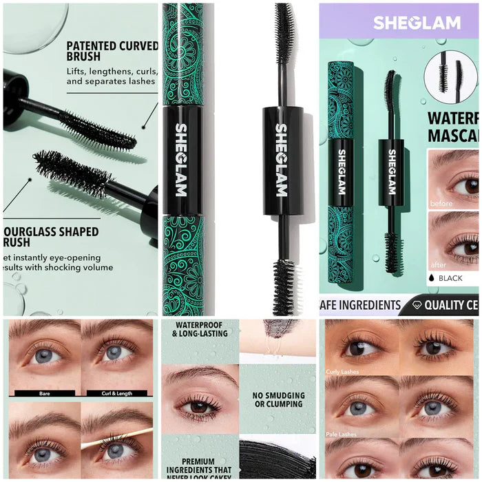 Sheglam All In One Volume & Length Waterproof Mascara