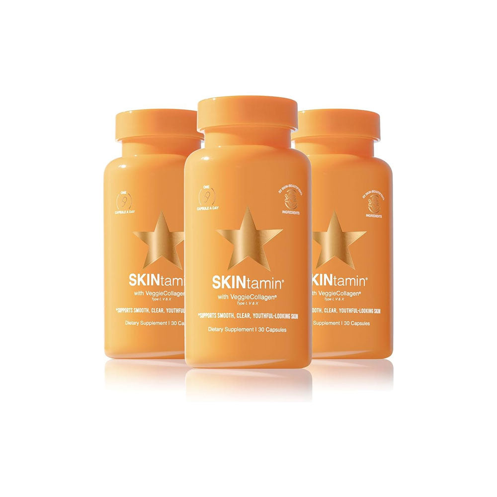 SKINtamin  Vitamin for Skin Health & Collagen Support - 30 Capsules