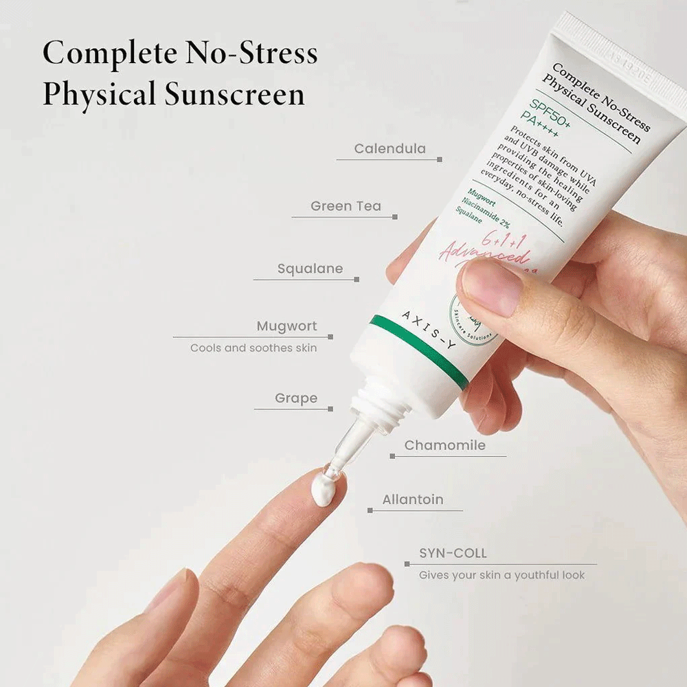 AXIS-Y - Complete No-Stress Physical Sunscreen - 50ml