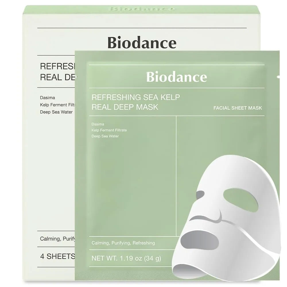 Biodance - Refreshing Sea Kelp Real Deep Mask 4 piece