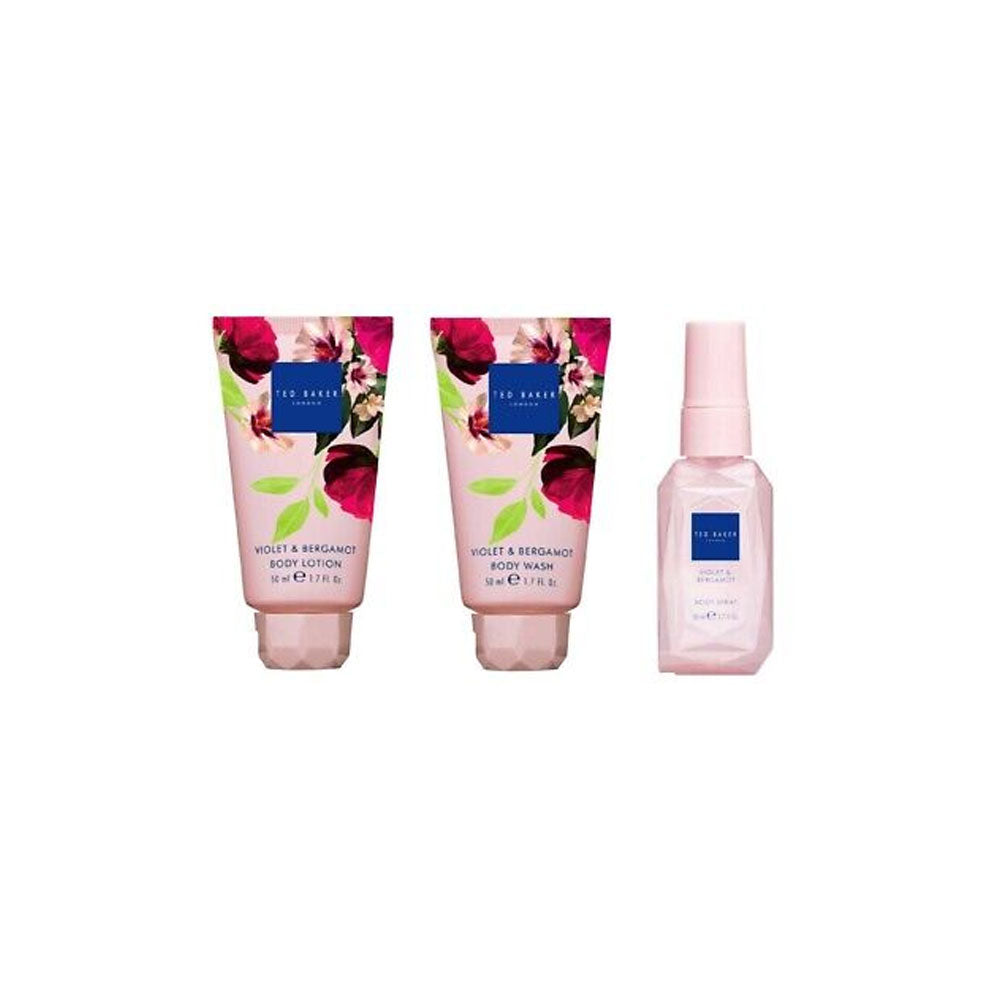 Ted Baker Floral Fancies Mini Gift Trio  Body Spray Wash and Lotion