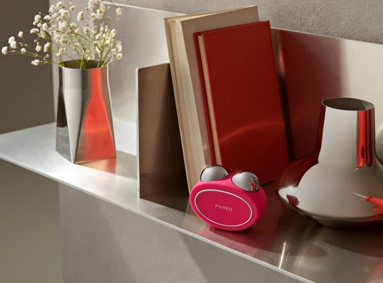 FOREO BEAR Smart Microcurrent Facial Toning Device Fuchsia