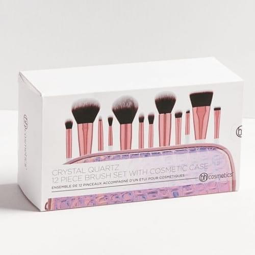 BH Cosmetics Crystal Quartz Brush Set - 12 Pieces