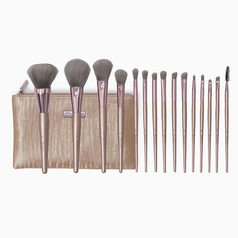 BH Cosmetics Lavish Elegance Brush Set - 15 Pieces with Cosmetic Bag