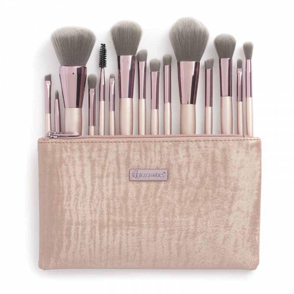BH Cosmetics Lavish Elegance Brush Set - 15 Pieces with Cosmetic Bag