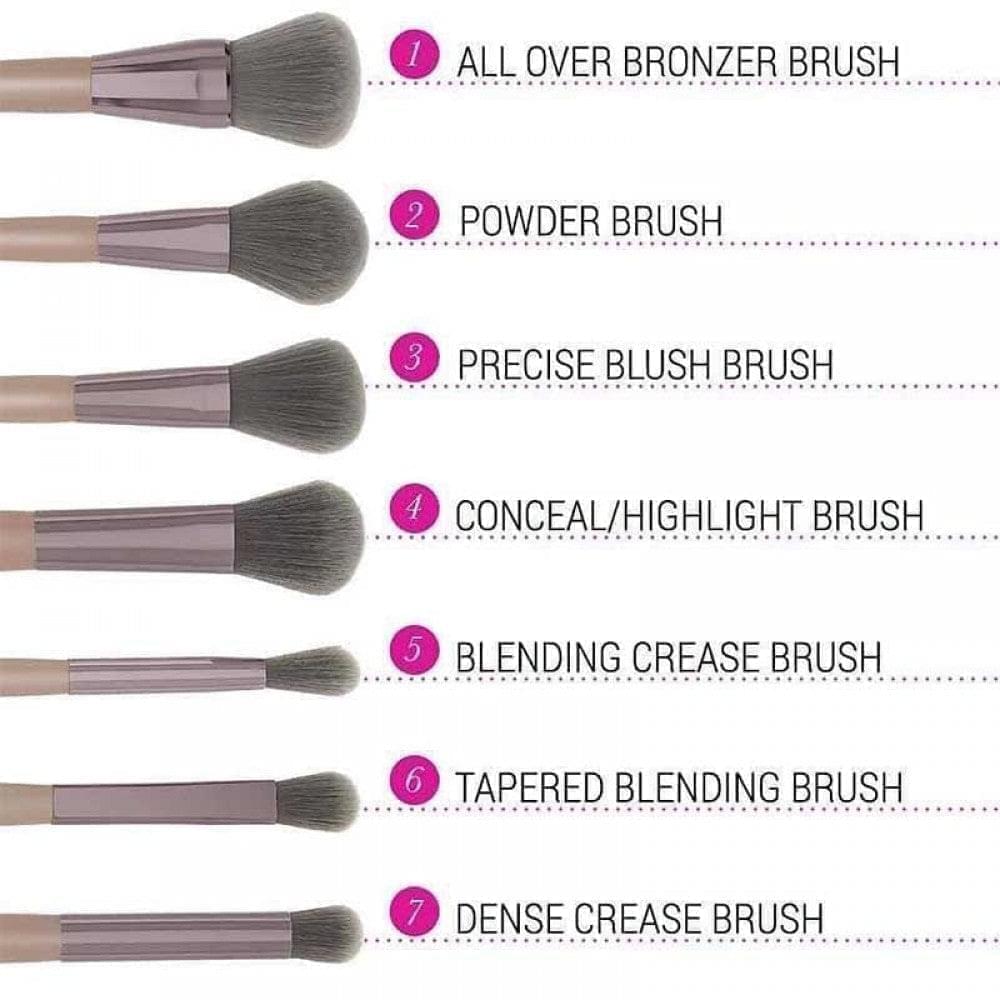 BH Cosmetics Lavish Elegance Brush Set - 15 Pieces with Cosmetic Bag