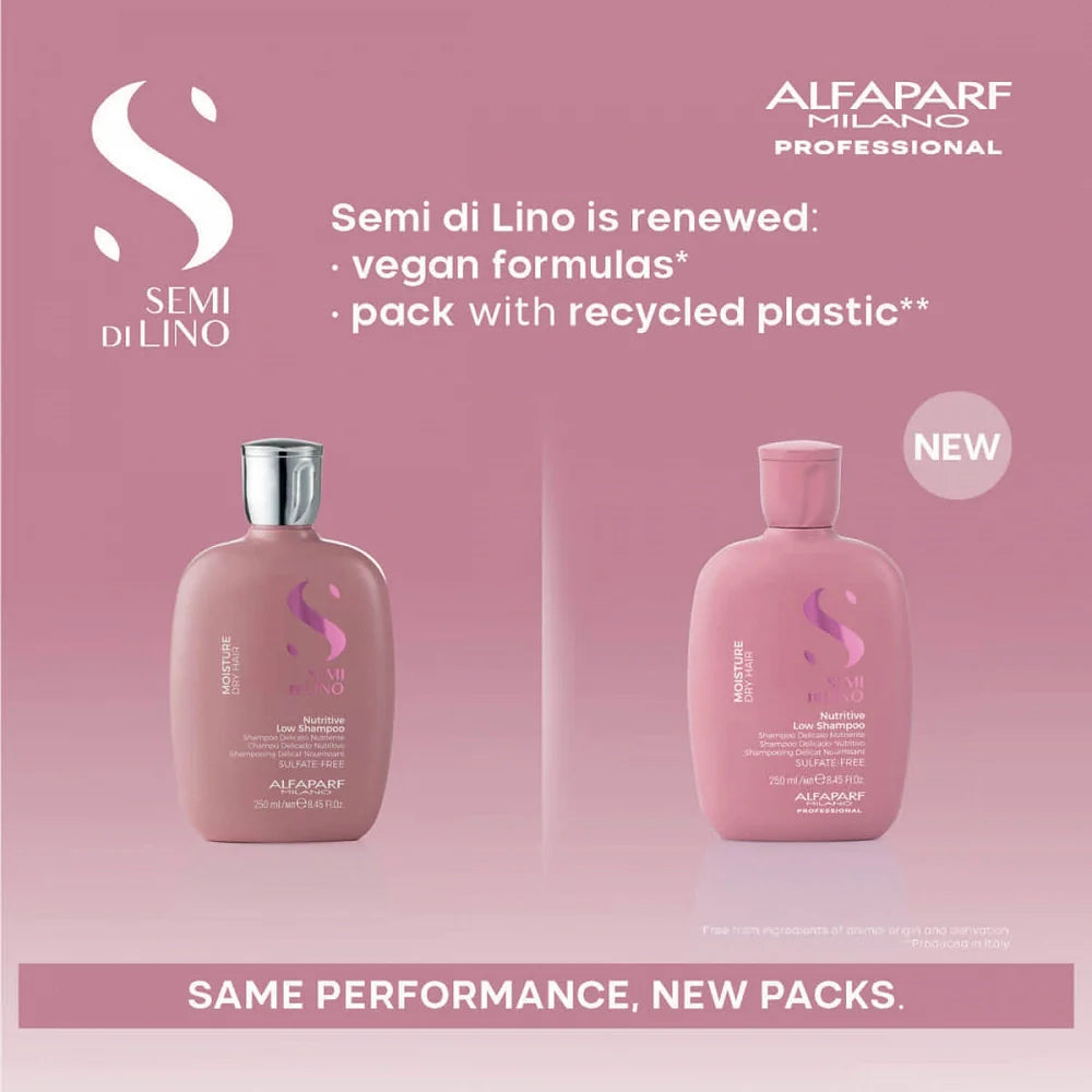 Alfaparf Milano Semi Di Lino Moisture Nutritive Low Shampoo 250ml