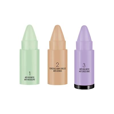 BOURJOIS 123 Perfect Color Correcting Stick Creamy Concealer - 3 Colours