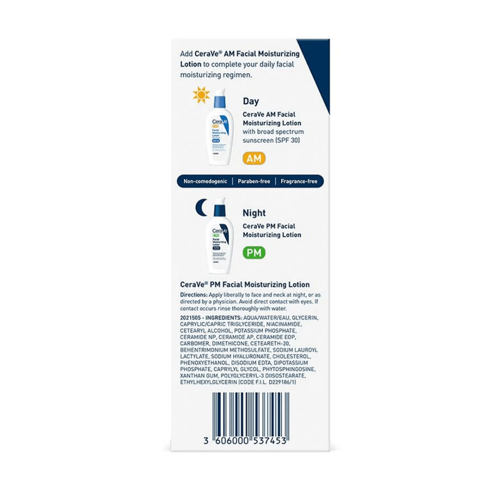 CeraVe - PM Facial Moisturizing Lotion 60ml (Night Lotion)