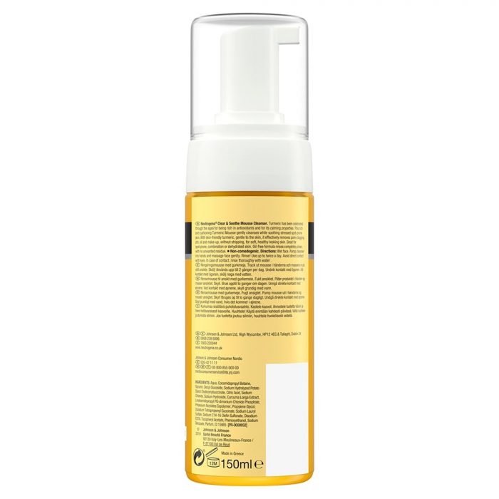Neutrogena Clear & Soothe Mousse Oil Free Cleanser - 150ml