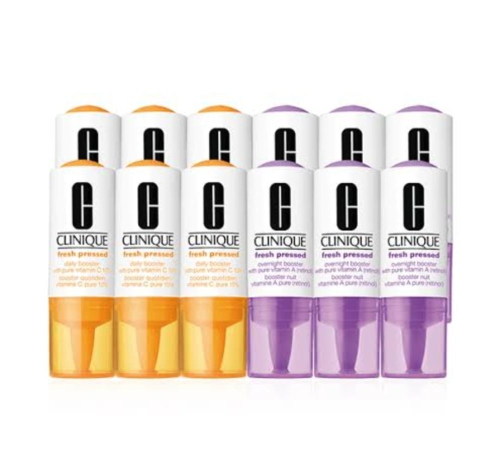 Clinique Fresh Pressed Clinical Daily + Overnight Boosters with Pure Vitamins C