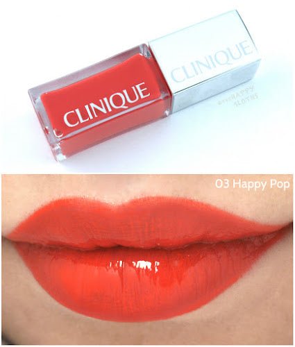 Clinique Pop Lacquer Lip Colour + Primer 03 Happy Pop