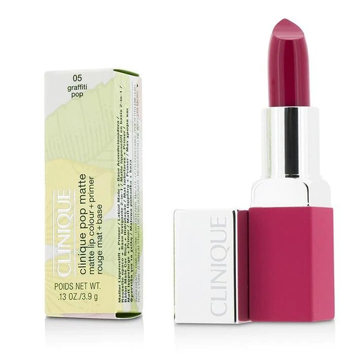 Clinique Pop Matte Lip Colour + Primer + Base - 05 Graffiti Pop