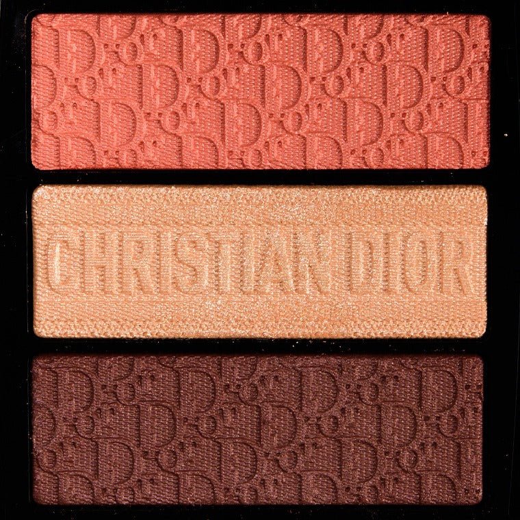 Dior-3 Couleurs Tri(O)blique Eyeshadow Palette-Coral Canvas 653