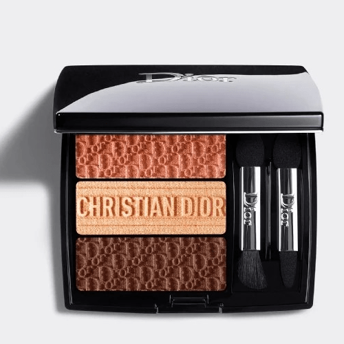 Dior-3 Couleurs Tri(O)blique Eyeshadow Palette-Coral Canvas 653