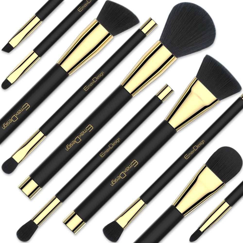 EmaxDesign 10-Piece Professional Makeup Brush Set