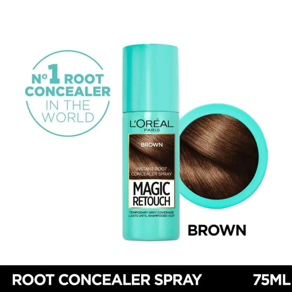 L'Oreal Magic Retouch Hair Color - Brown 75ml