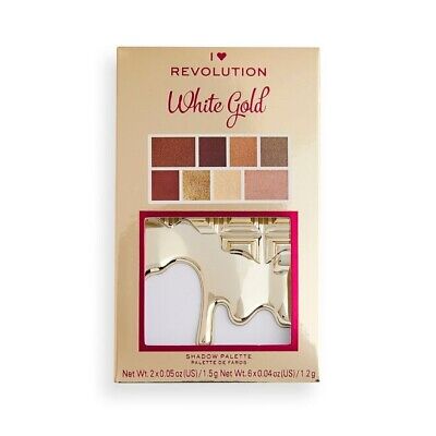 Get Glam with I Heart Revolution Eyeshadow Palette - White Gold