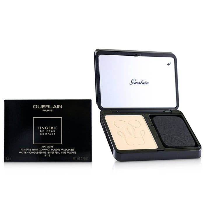 Guerlain Lingerie De Peau Mat Alive Buildable Compact Powder Foundation SPF 15 – # 02C Light Cool