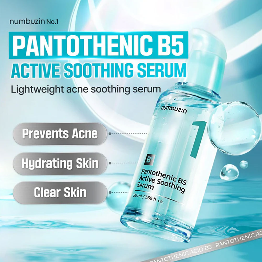 Numbuzin No.1 Pantothenic B5 Active Soothing Serum 50ml