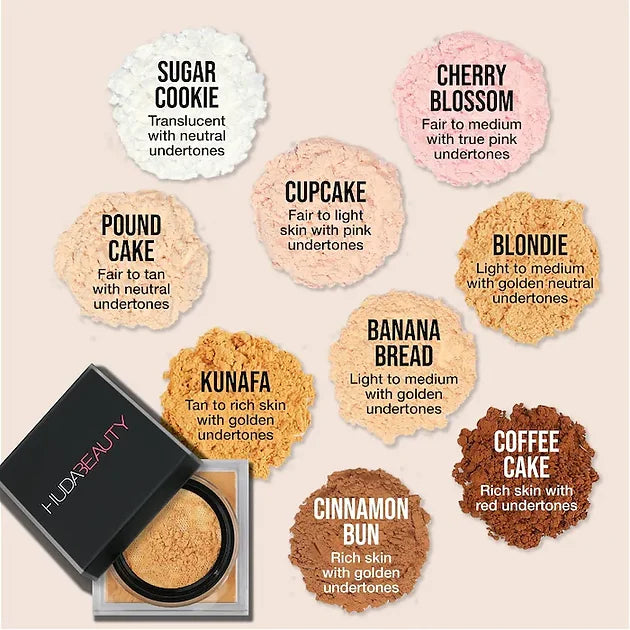 Huda Beauty Easy Bake Loose Baking & Setting Powder - Banana Bread 20G