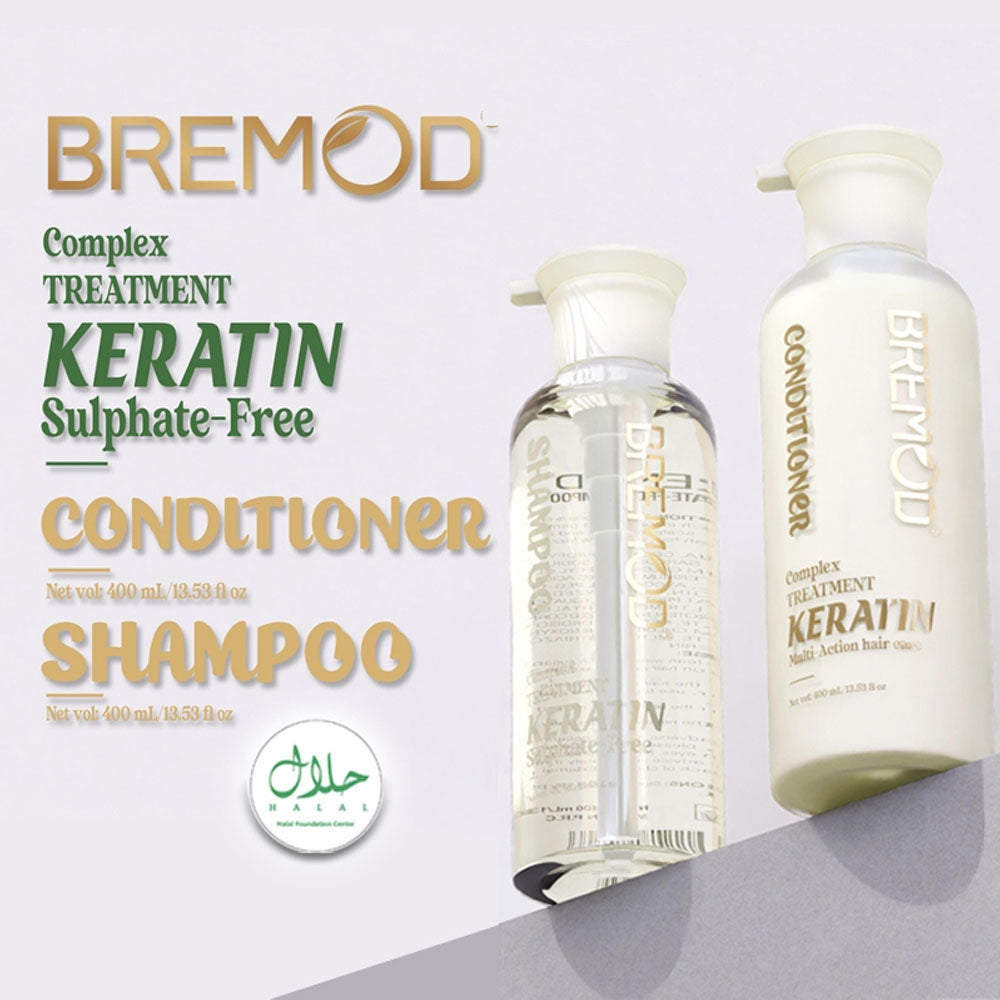 Bremod Complex Treatment Keratin, Sulphate-Free Shampoo, 400ml