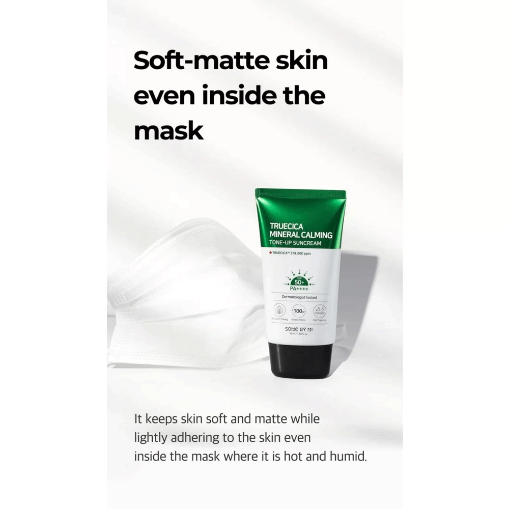 Some By Mi - Truecica Mineral Calming Tone-Up Suncream SPF 50+ PA++++ 50ml