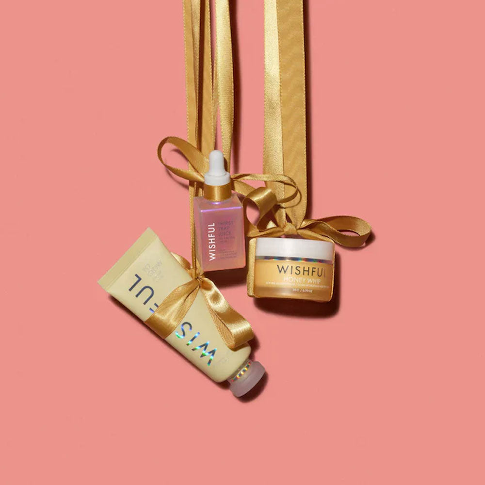 Wishful hydrate & Glow Trio Set Scrub+Moisturizer+Serum