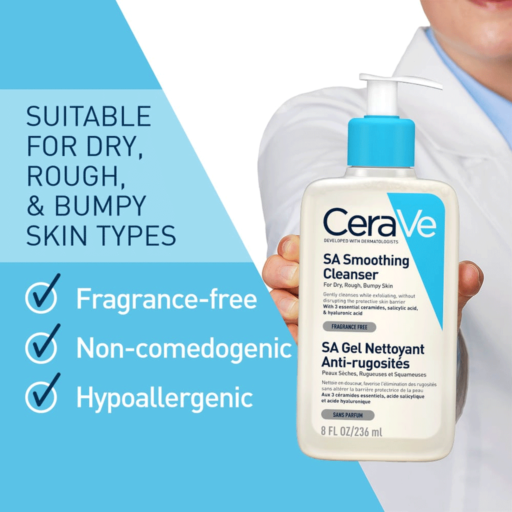 CeraVe SA Smoothing Cleanser 236ml