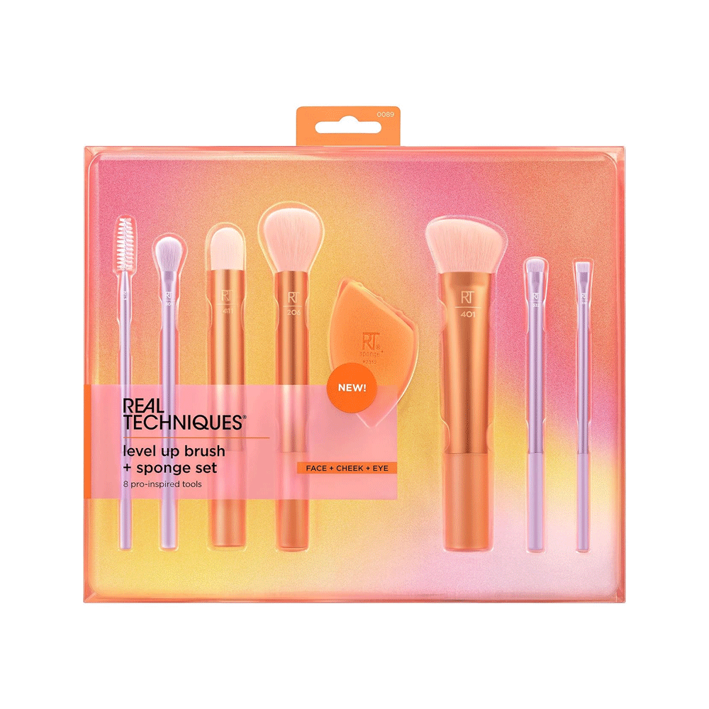 Real Techniques- Level Up Brush + Sponge Set
