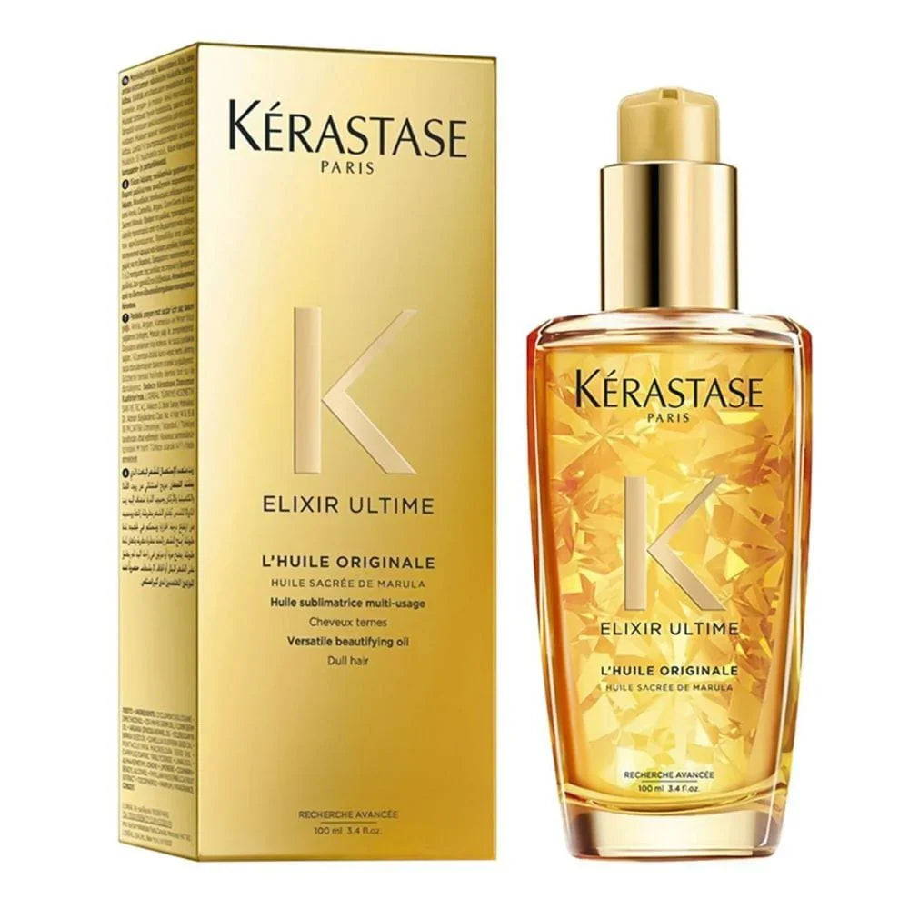 Kerastase- Elixir Ultime Originale Hair Oil 100 ML - Add Shine to Dull Hair.