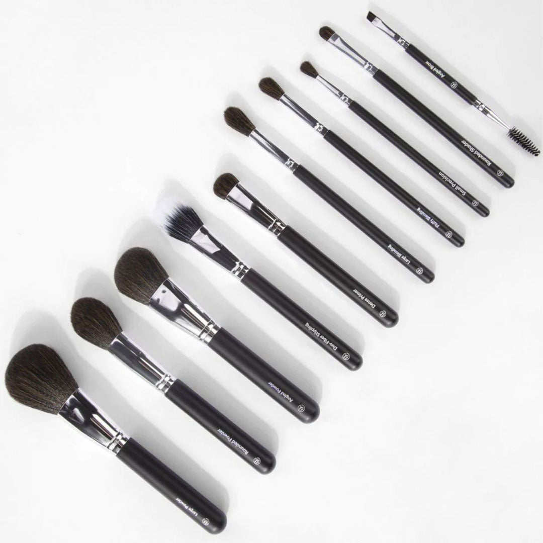 BH Cosmetics Ultimate Essentials - 10 Pc Brush Set + Bag