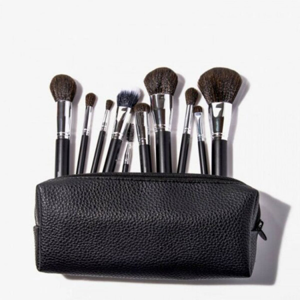 BH Cosmetics Ultimate Essentials - 10 Pc Brush Set + Bag