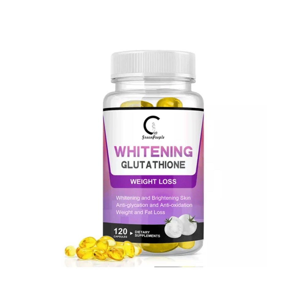 Glutathione Capsules Anti-Aging Skin Whitening Pills Fat Burner Weight Loss