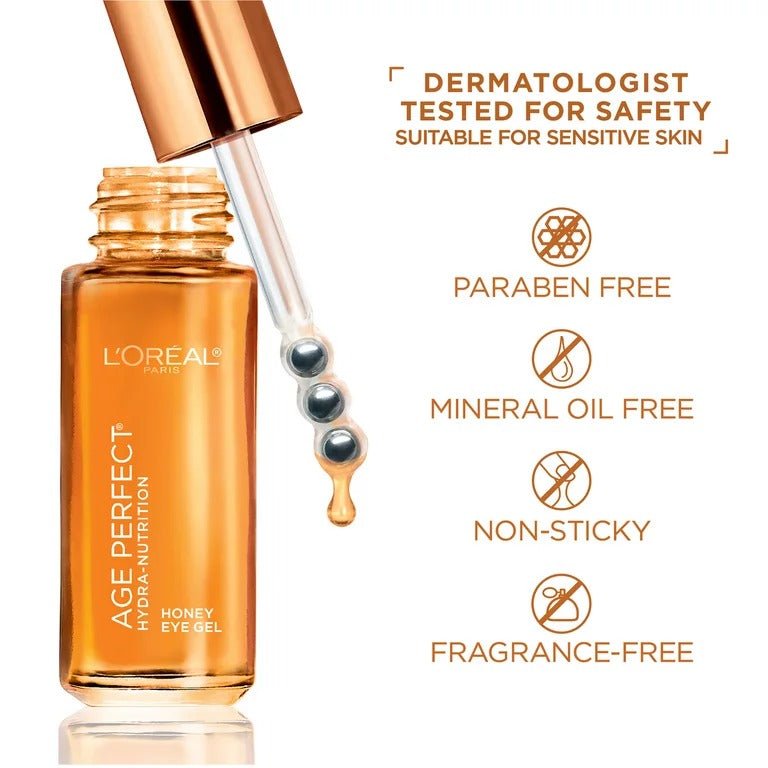 LOreal Age Perfect Hydra Nutrition Honey Eye Gel 15ml