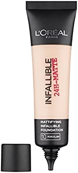 LOreal Paris Infallible 24H Matte Foundation 10 Porcelain, 35ml