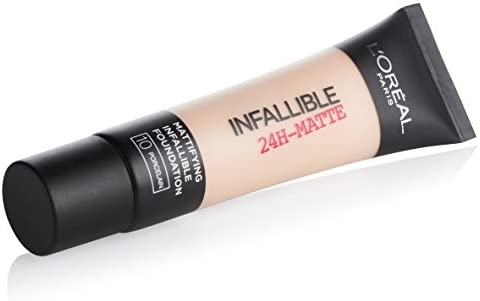 LOreal Paris Infallible 24H Matte Foundation 10 Porcelain, 35ml