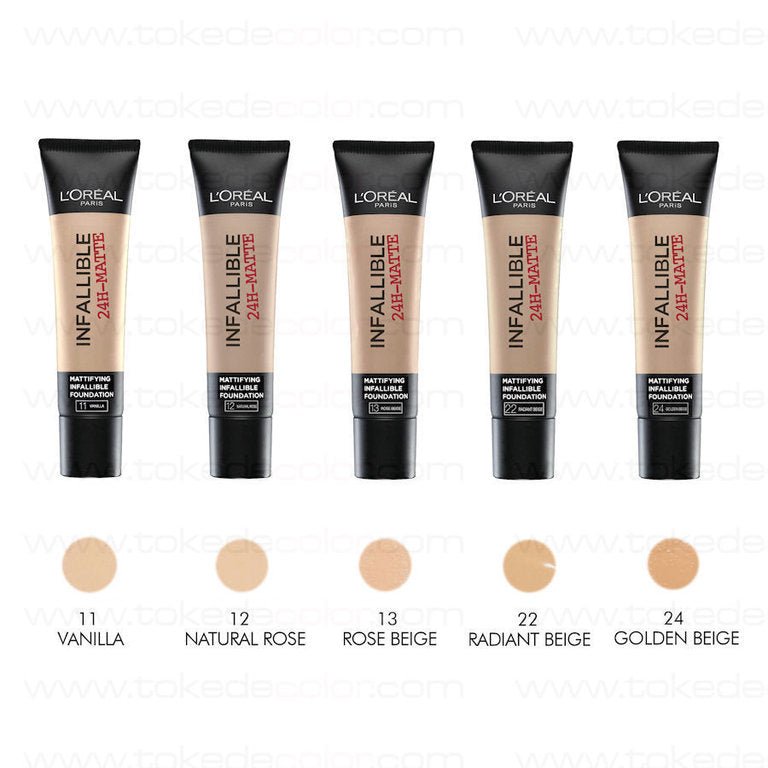 LOreal Paris Infallible - Foundation 24h Matte - 22 Radiant Beige