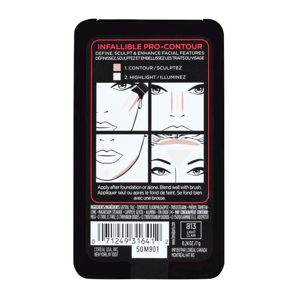 L'Oréal Paris Infallible Pro Contour Palette - 813 Light