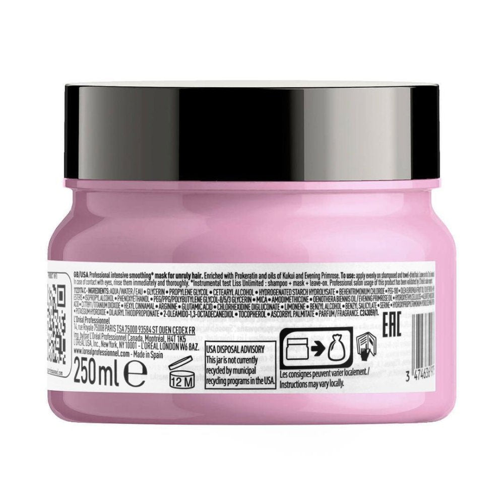 LOreal Professionnel Serie Expert Liss Unlimited Mask 250ML