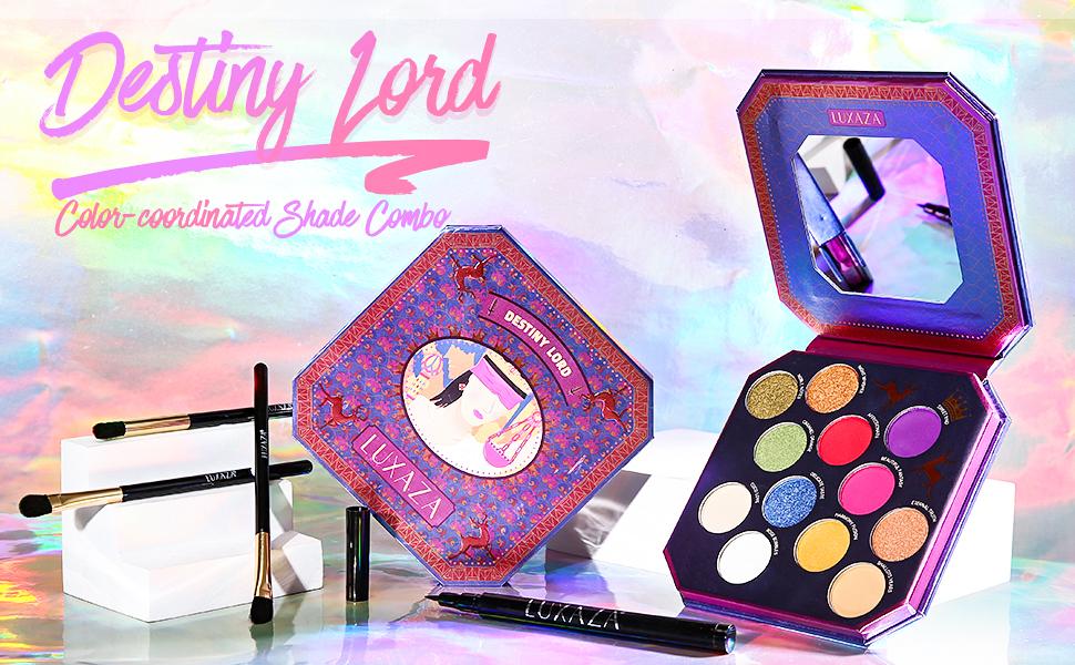 LUXAZA  Destiny Lord Colorful Eyeshadow Palette