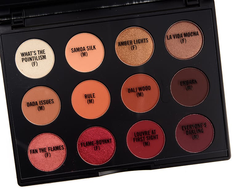 MAC Art Library eyeshadow palette FLAME BOYANT (12 shades)