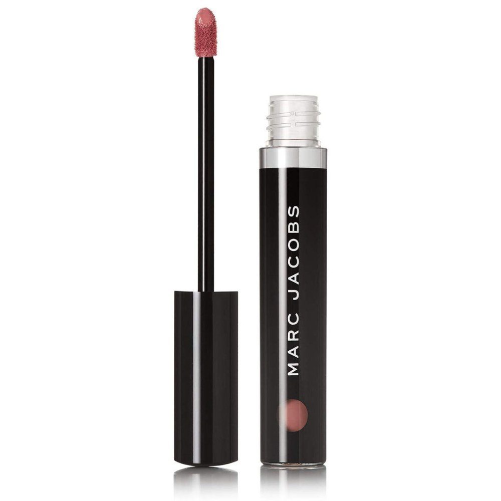 MARC JACOBS BEAUTY Le Marc Liquid Lip Crème - Truth Or Bare 454 - medium dusty rose pink